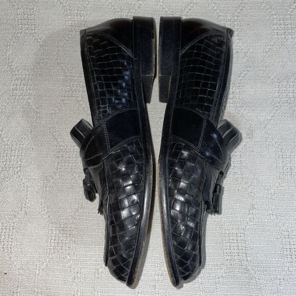 Johnston & Murphy Domani Men’s Dress Loafers Size 10.5 M Black Leather Business main image 10